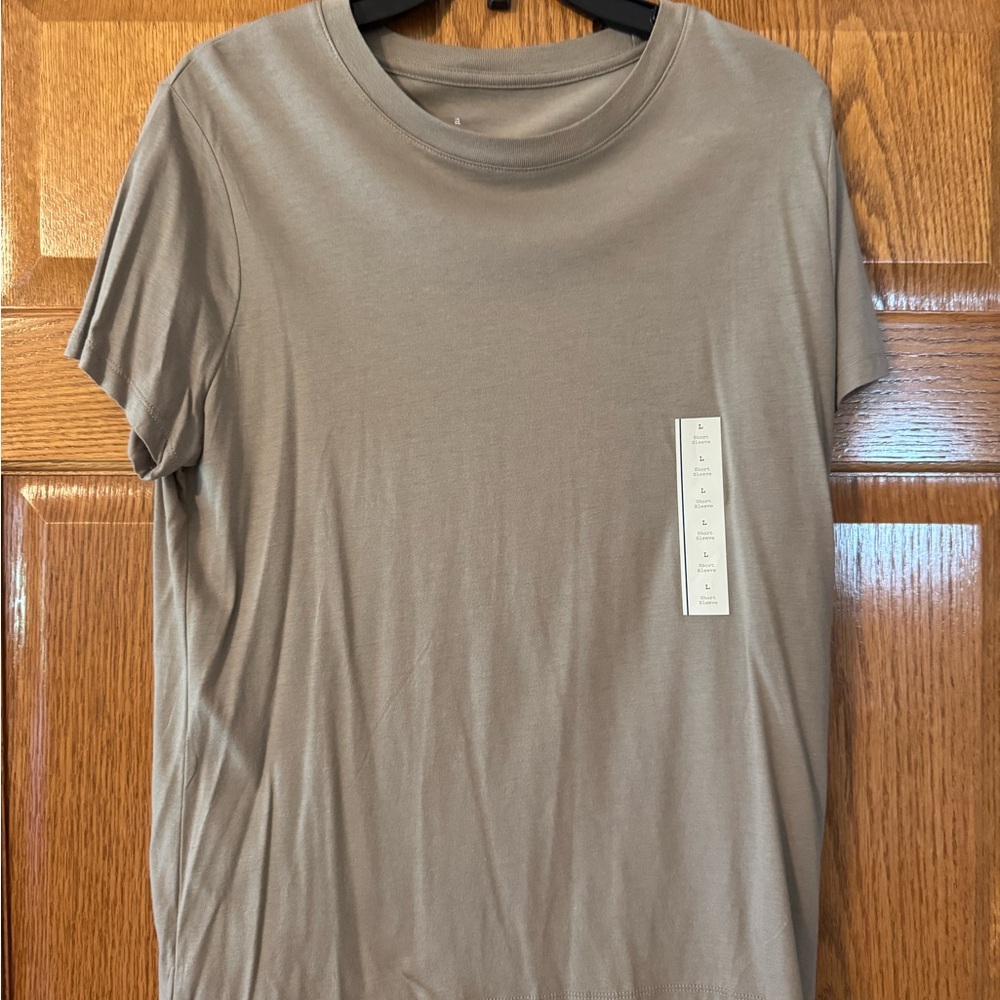 Target Short Sleeve Crewneck Tee - Taupe